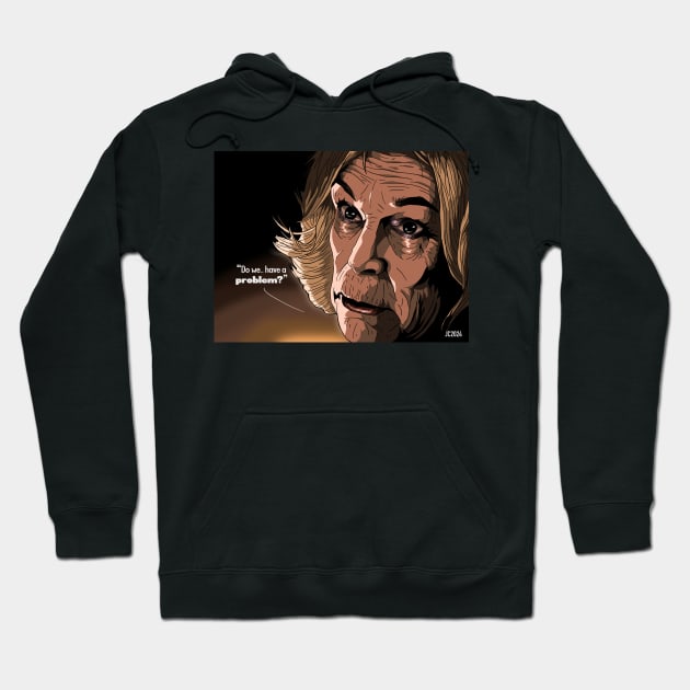 The Bear "The Matriarch" Donna Berzatto portrait (digital) Hoodie by StagArtStudios